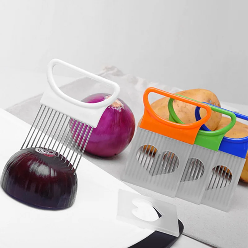 2019 New Shrendders & Slicers Tomato Onion Vegetables Slicer Cutting Aid Holder Guide Slicing Cutter Safe Fork
2019 New Shrendders & Slicers Tomato Onion Vegetables Slicer Cutting Aid Holder Guide Slicing Cutter Safe Fork