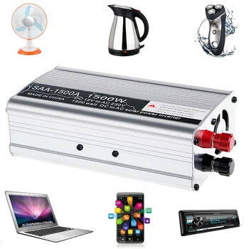 New 1000W DC12V to AC 230V Solar Continuous Inverter Converter USB Output Stable
New 1000W DC12V to AC 230V Solar Continuous Inverter Converter USB Output Stable