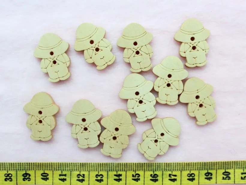 set of 200 pcs DIY Kawaii Wood Button wooden buttons Boy in hat Natural color 24mmx15mm
set of 200 pcs DIY Kawaii Wood Button wooden buttons Boy in hat Natural color 24mmx15mm