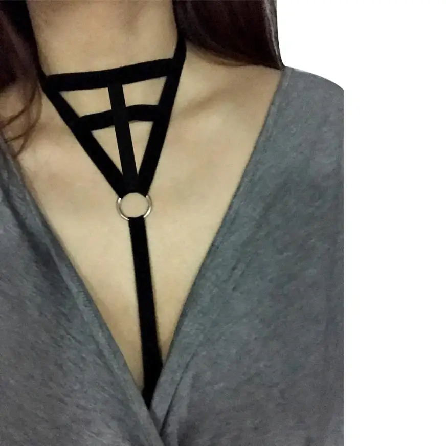 Feitong Alluring Lady Underwear Sexy Hollow Out Elastic BRA Bandage Strappy Halter Bra Bustier Top Interior De mujer | Женская одежда