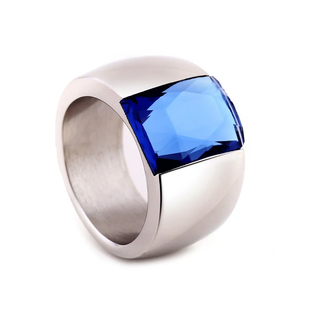 ZMZY New Fashion Rings for Women Wedding Jewelry Big Crystal Stone 316L Stainless Steel Ring Anillos
ZMZY New Fashion Rings for Women Wedding Jewelry Big Crystal Stone 316L Stainless Steel Ring Anillos