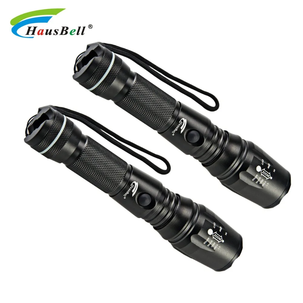 Hausbell Ultra Bright T6 LED Taclight As Seen On Tv with 5 Light Modes and Adjustable Focus for Emergency Camping Hiking
Hausbell Ultra Bright T6 LED Taclight As Seen On Tv with 5 Light Modes and Adjustable Focus for Emergency Camping Hiking