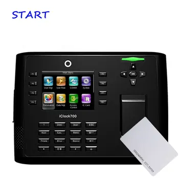 ZK iClock700 Biometric Fingerprint And RFID Card Time Attendance And Access Control With Backup Battery
ZK iClock700 Biometric Fingerprint And RFID Card Time Attendance And Access Control With Backup Battery