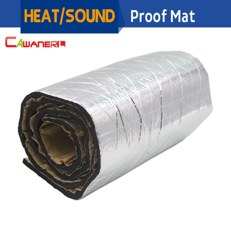 Cawanerl 1 Piece 6mm Thick Car Heat Proof Muffler Shield Turbo Exhaust Deadener Sound Insulation Mat Aluminum Foil 50CM x 100CM
Cawanerl 1 Piece 6mm Thick Car Heat Proof Muffler Shield Turbo Exhaust Deadener Sound Insulation Mat Aluminum Foil 50CM x 100CM