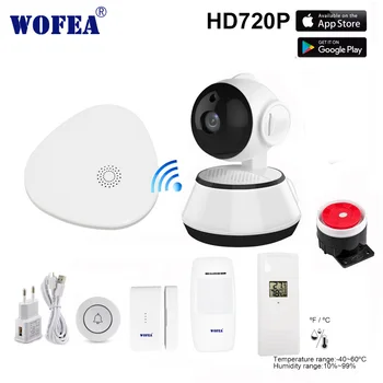 wofea wifi camera home security alarm system wifi gataway smart v10 wit bell/panic button & Temperature and humidity sensor kits
wofea wifi camera home security alarm system wifi gataway smart v10 wit bell/panic button & Temperature and humidity sensor kits