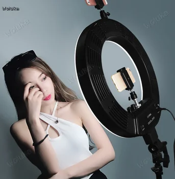 Photo Studio lighting 18 inch LED Ring Light camera lamp Photography Ring Light With ligth stand for Video Makeup CD50 T07 A
Photo Studio lighting 18 inch LED Ring Light camera lamp Photography Ring Light With ligth stand for Video Makeup CD50 T07 A