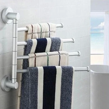 4 Layers Aluminum Towel Bar Rotating Towel Rack Bathroom Kitchen Towel Polished Rack Holder Hardware Accessory Durable
4 Layers Aluminum Towel Bar Rotating Towel Rack Bathroom Kitchen Towel Polished Rack Holder Hardware Accessory Durable