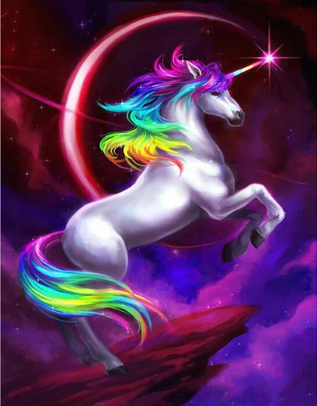 Full round Diamond 5D DIY Painting Unicorn Kirin 3D Embroidery Cross Stitch Mosaic cartoon Home Decor
Full round Diamond 5D DIY Painting Unicorn Kirin 3D Embroidery Cross Stitch Mosaic cartoon Home Decor