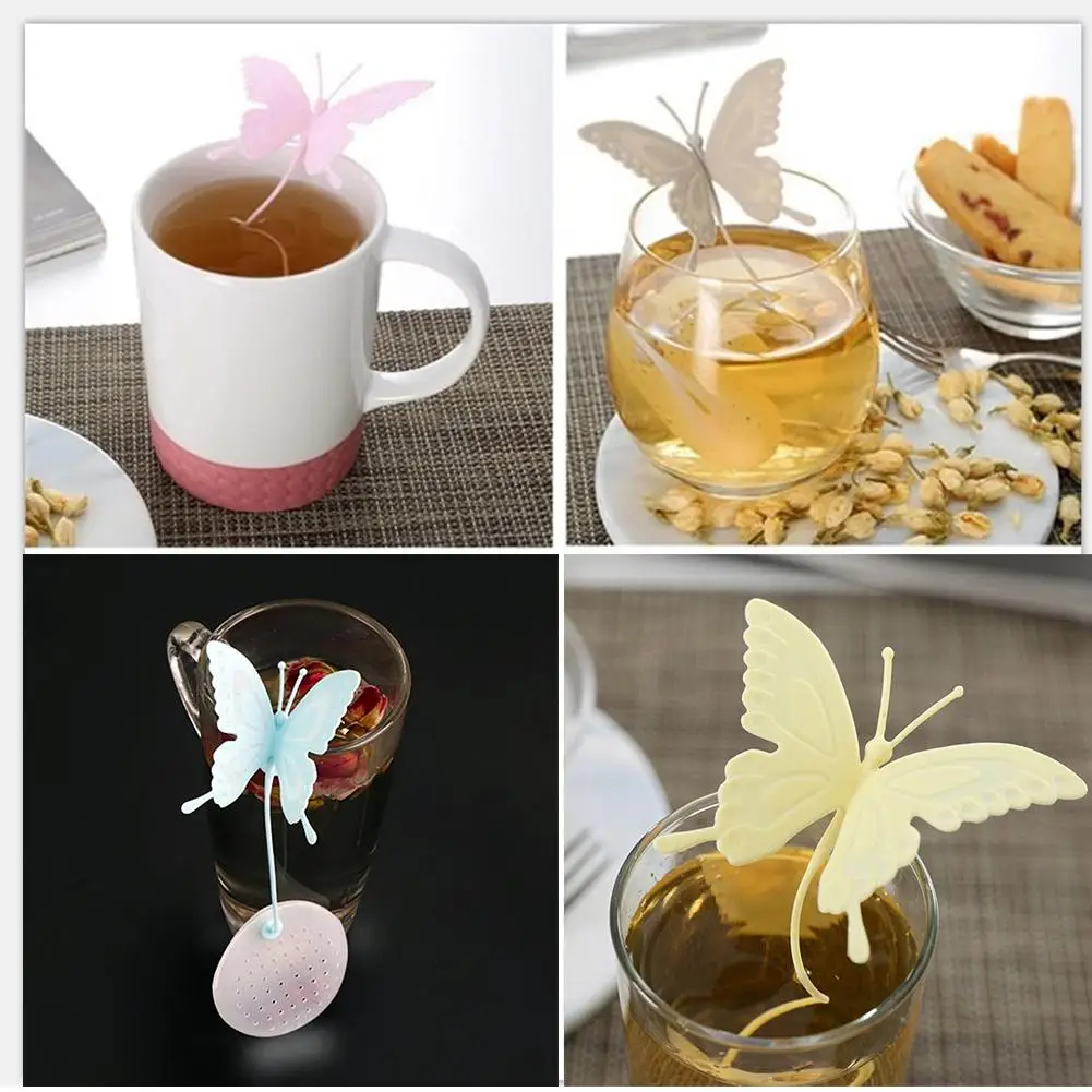 Silicone Tea Bags Butterfly Shaped Tea Infuser Strainer Filter Strainers Herbal Infusers Filters Scented Tea Tools
Silicone Tea Bags Butterfly Shaped Tea Infuser Strainer Filter Strainers Herbal Infusers Filters Scented Tea Tools