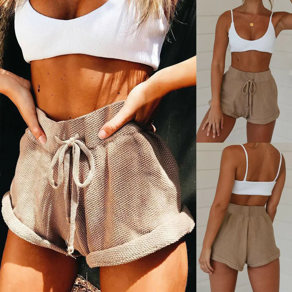 Women's Fashion Hot Shorts Coffee Casual Elastic Waist Folded Hem Shorts Comfy Cotton Linen Shorts with Drawstring Beach
Women's Fashion Hot Shorts Coffee Casual Elastic Waist Folded Hem Shorts Comfy Cotton Linen Shorts with Drawstring Beach