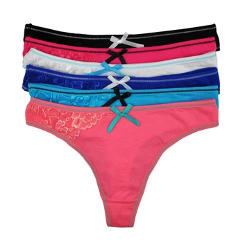 LOBBPAJA Lot 6 PCS Women's Sexy G-strings Thongs Lace Cotton Low Rise Soft Women Underwear T-back Intimates Lingerie for Women
LOBBPAJA Lot 6 PCS Women's Sexy G-strings Thongs Lace Cotton Low Rise Soft Women Underwear T-back Intimates Lingerie for Women