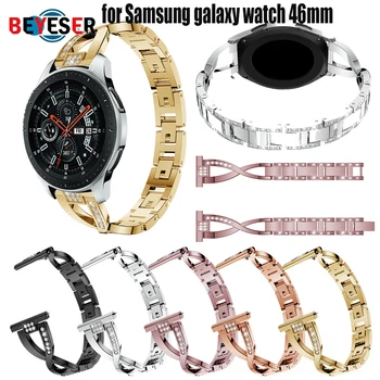 Replacement watchband For Samsung Galaxy Watch 3 45mm 46mm 22MM stainless steel smartwatch wristbands Crystal straps Accessories 
Replacement watchband For Samsung Galaxy Watch 3 45mm 46mm 22MM stainless steel smartwatch wristbands Crystal straps Accessories