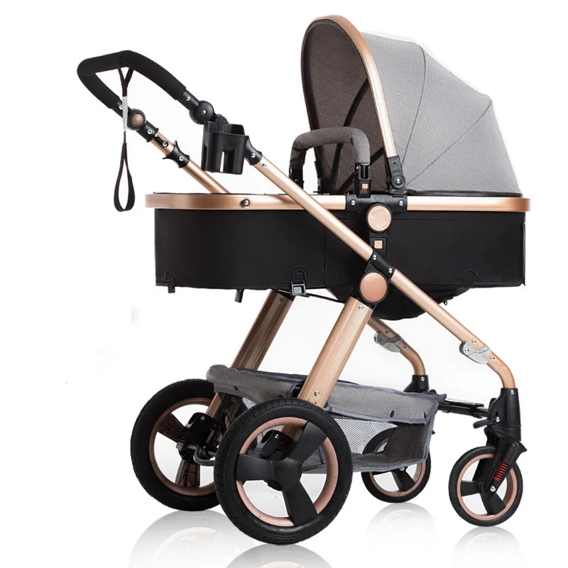 Baby stroller high landscape can sit and fold two-way four-wheel shock absorber winter and winter bb trolley stroller 
Baby stroller high landscape can sit and fold two-way four-wheel shock absorber winter and winter bb trolley stroller
