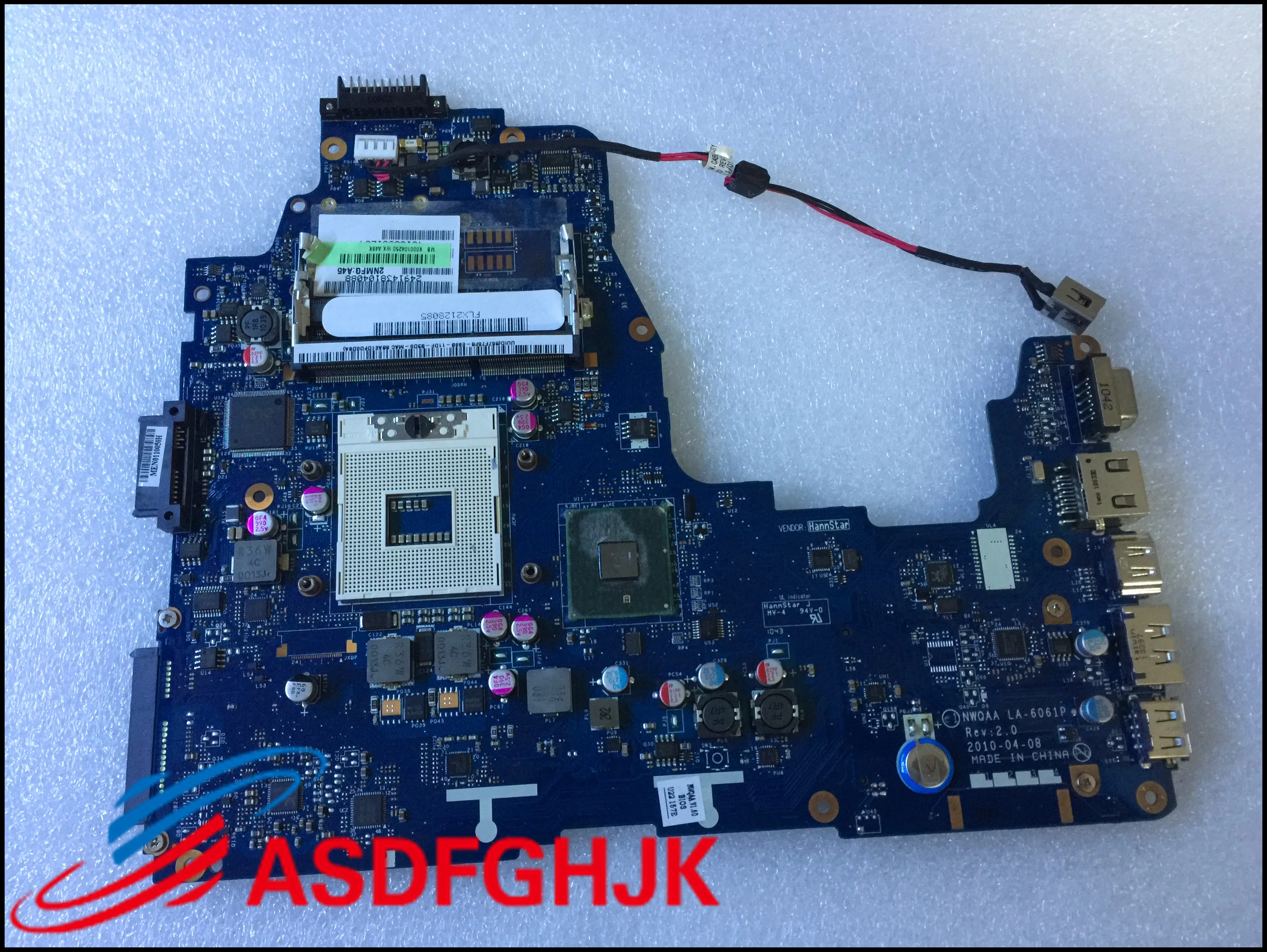 Оригинал для ноутбука Toshiba Satellite A660 A665 материнская плата NWQAA LA-6061P K000104250 тест ОК
Оригинал для ноутбука Toshiba Satellite A660 A665 материнская плата NWQAA LA-6061P K000104250 тест ОК