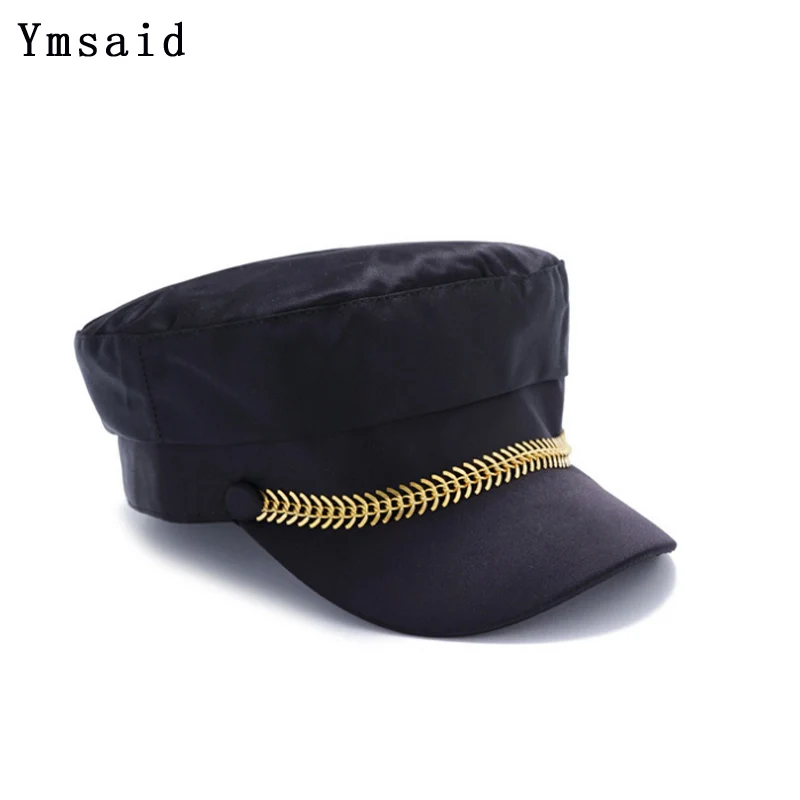 Ymsaid Women's Spring Summer Military Hats For Female Boina Vintage Satin Baseball Cap Solid Flat Top Beret Hats For Lady Gorros
Ymsaid Women's Spring Summer Military Hats For Female Boina Vintage Satin Baseball Cap Solid Flat Top Beret Hats For Lady Gorros
