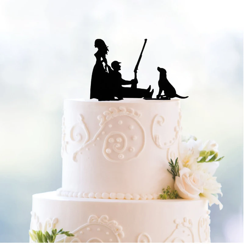Funny and Unique Wedding Cake Topper - Bride Dragging Groom from Hunting! rustic cake decoration hot sale cake prop family party
Funny and Unique Wedding Cake Topper - Bride Dragging Groom from Hunting! rustic cake decoration hot sale cake prop family party