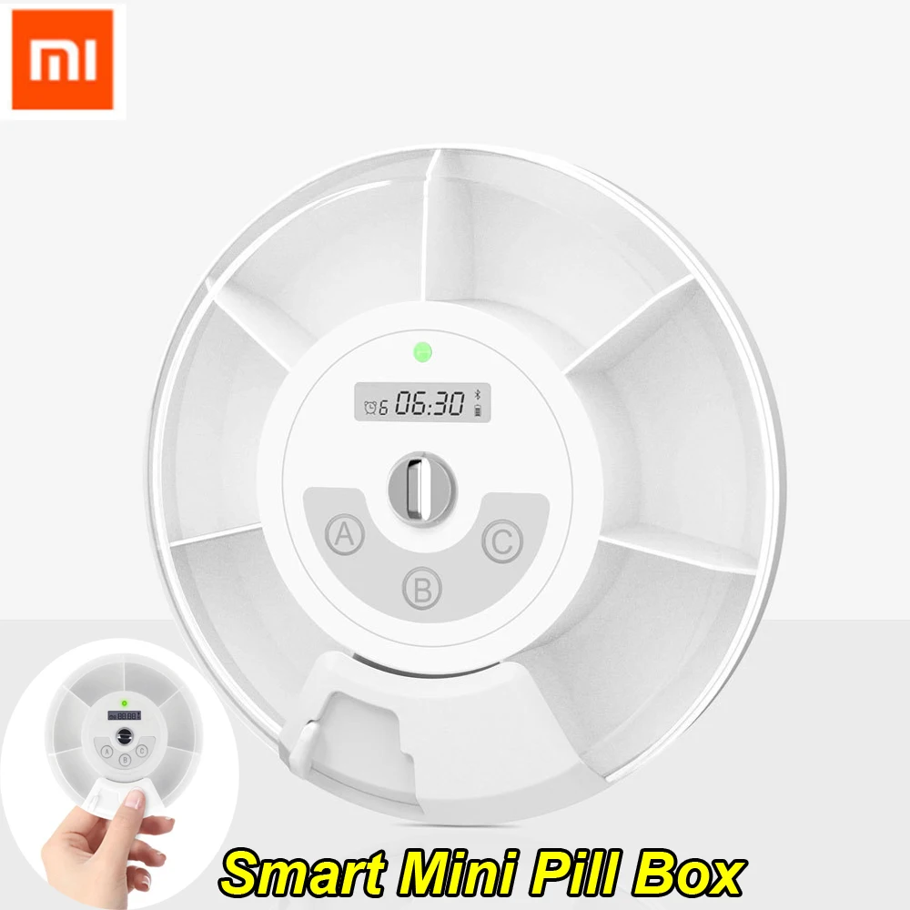 Xiaomi ZAYATA Smart Pill Box Mini Portable Travel Pill Case connect with Phone Smart Reminder Synchronized Taking medicine Box
Xiaomi ZAYATA Smart Pill Box Mini Portable Travel Pill Case connect with Phone Smart Reminder Synchronized Taking medicine Box