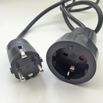 250V 16A European/German Standard Socket And Plug Power Line 3*1.5 MM/1 Meters Cable Extension Cord
250V 16A European/German Standard Socket And Plug Power Line 3*1.5 MM/1 Meters Cable Extension Cord