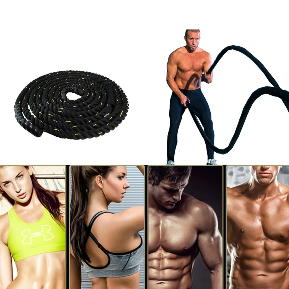 1pc Fitness Training Rope Sport hit rope battle fitness rope for arm muscle training body strength training Gym Equipment HWC
1pc Fitness Training Rope Sport hit rope battle fitness rope for arm muscle training body strength training Gym Equipment HWC