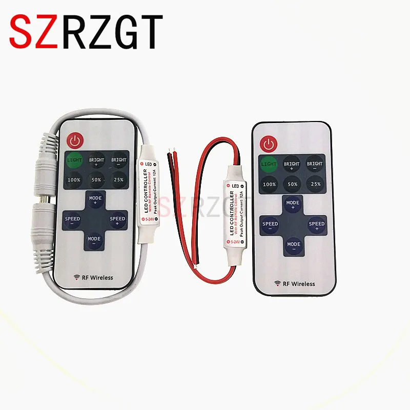 LED Strip Light Mini 11 Key RF Remote Wireless Controller DC5-12V For LED strip
LED Strip Light Mini 11 Key RF Remote Wireless Controller DC5-12V For LED strip