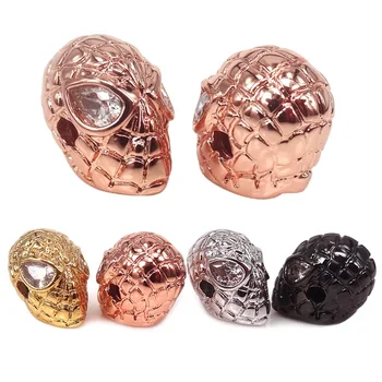 Micro Pave White Cubic Zirconia Eye Spiderman Beads For SuperHero Jewelry Making DIY Men Bracelets Spacer Beads Mixed Colors
Micro Pave White Cubic Zirconia Eye Spiderman Beads For SuperHero Jewelry Making DIY Men Bracelets Spacer Beads Mixed Colors