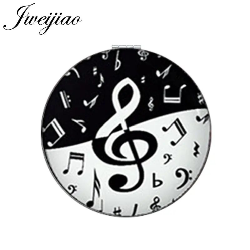 JWEIJIAO Black and white Musical Note Round Pocket Mirror PU Leather Double Sides Mini Folding Compact Makeup Mirrors espejo
JWEIJIAO Black and white Musical Note Round Pocket Mirror PU Leather Double Sides Mini Folding Compact Makeup Mirrors espejo