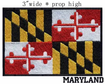Maryland Flag 3"wide embroidery patch for ribbon/battlestar galactica/square
Maryland Flag 3"wide embroidery patch for ribbon/battlestar galactica/square
