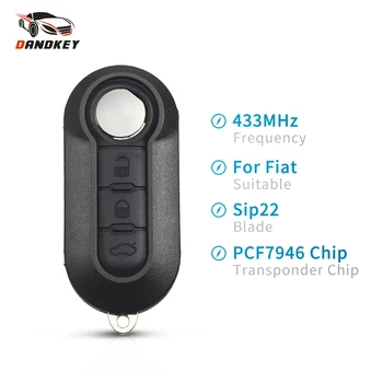 Dandkey 3 Button Car Flip Remote Control Key 433Mhz PCF7946 Chip For Fiat 500 Panda Punto Bravo Grande Auto ID46 Chip Uncut Key
Dandkey 3 Button Car Flip Remote Control Key 433Mhz PCF7946 Chip For Fiat 500 Panda Punto Bravo Grande Auto ID46 Chip Uncut Key