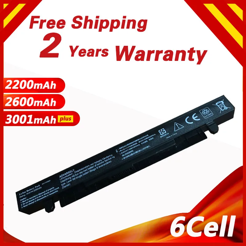 Laptop Battery For Asus A41-X550 X550C X452E X450L A41-X550A X550 A450 A550 F450 R409 R510 X450 F550 F552 K450 K550 P450 X550L
Laptop Battery For Asus A41-X550 X550C X452E X450L A41-X550A X550 A450 A550 F450 R409 R510 X450 F550 F552 K450 K550 P450 X550L