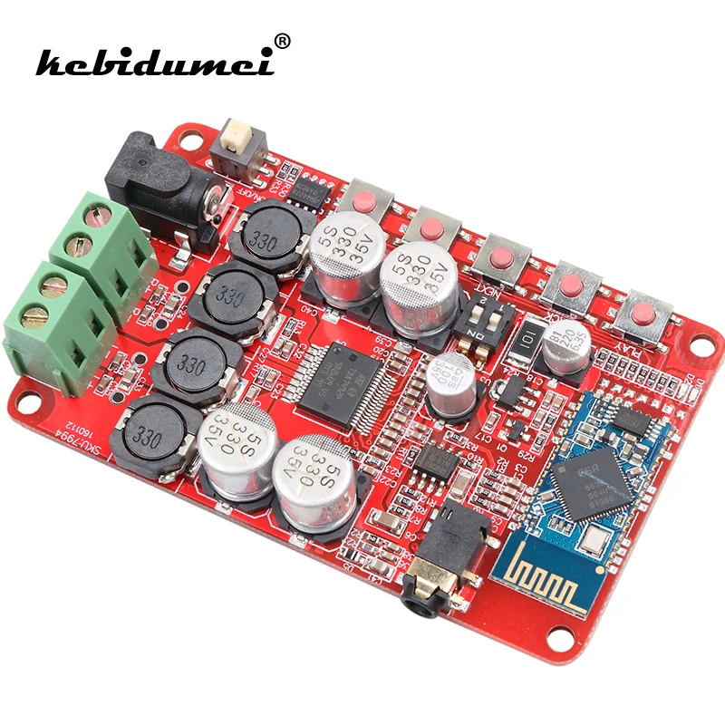 kebidumei Wireless Bluetooth Amplifier v4.0 Bluetooth Receiver Amplifiers Digital Amplify Board TDA7492P 25W+25W Amplifier
kebidumei Wireless Bluetooth Amplifier v4.0 Bluetooth Receiver Amplifiers Digital Amplify Board TDA7492P 25W+25W Amplifier