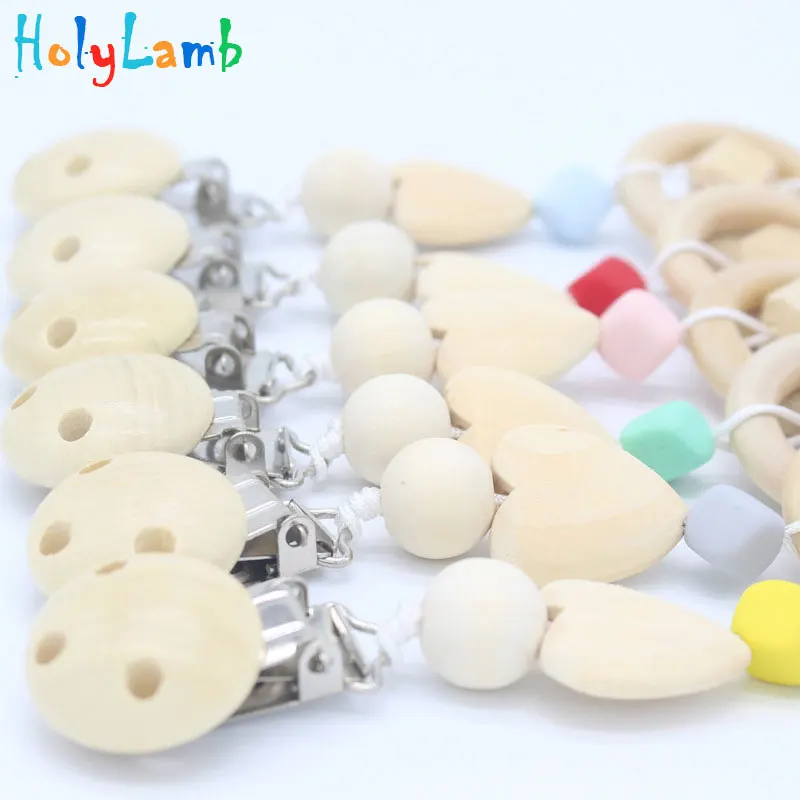 New Wood Beads Pacifier Chain Baby Pacifier Clip Metal Dummy Clip Nipple Soother Holder Baby Feeding Clips
New Wood Beads Pacifier Chain Baby Pacifier Clip Metal Dummy Clip Nipple Soother Holder Baby Feeding Clips