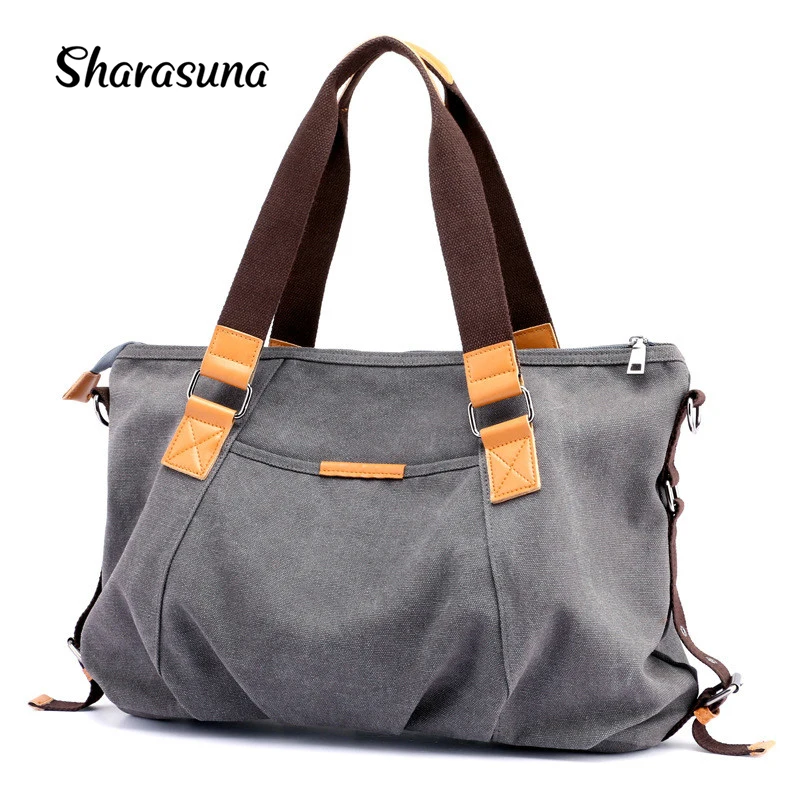 New Fashion Women Handbag Casual Large Capacity Shoulder Bag Big Size Vintage Canvas Tote Girl's Retro Travel Bolsa Sac A Main
New Fashion Women Handbag Casual Large Capacity Shoulder Bag Big Size Vintage Canvas Tote Girl's Retro Travel Bolsa Sac A Main