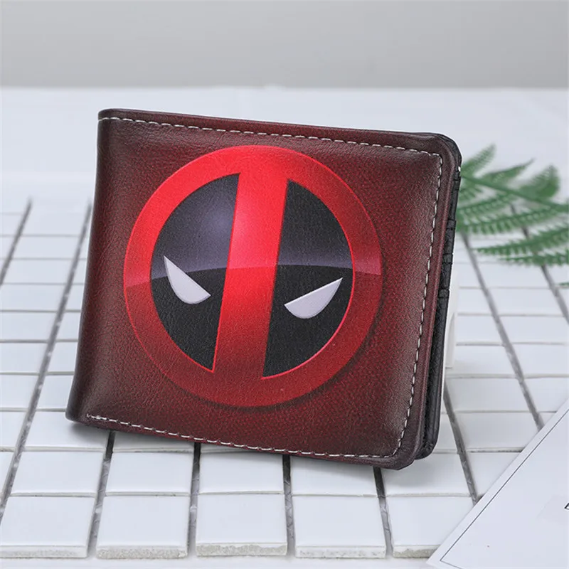 12*10*2cm New Cool Men's PU Leather Short Purse Marvel Comics X-men Deadpool 2 Folds Card Holder Cartoon Wallets Boy's Purses
12*10*2cm New Cool Men's PU Leather Short Purse Marvel Comics X-men Deadpool 2 Folds Card Holder Cartoon Wallets Boy's Purses