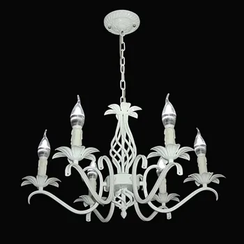 Modern white Iron chandelier Creative E14 candle Iron chandelier The Living Room Hotel Coffee Shop White Pendant Lamp
Modern white Iron chandelier Creative E14 candle Iron chandelier The Living Room Hotel Coffee Shop White Pendant Lamp