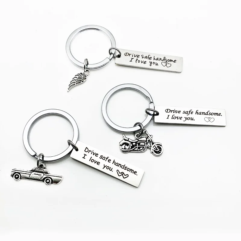 Drive Safe Hand I Love You Car Motorcycle Wing Metal Fashion Popular Keychain Family Key Ring Popular Small Gifts
Drive Safe Hand I Love You Car Motorcycle Wing Metal Fashion Popular Keychain Family Key Ring Popular Small Gifts