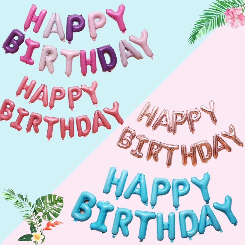 Happy Birthday Balloons alphabet letters hanging Birthday Party Decorations Kids Golden Silver Pink Blue Foil Balloons Garland
Happy Birthday Balloons alphabet letters hanging Birthday Party Decorations Kids Golden Silver Pink Blue Foil Balloons Garland