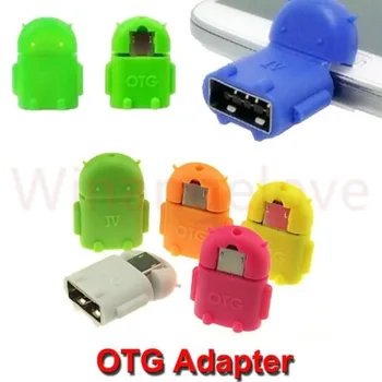 200pcs Android Robot Micro USB to USB OTG Adapter for Android Tablet PC Smartphone With 8 colors
200pcs Android Robot Micro USB to USB OTG Adapter for Android Tablet PC Smartphone With 8 colors