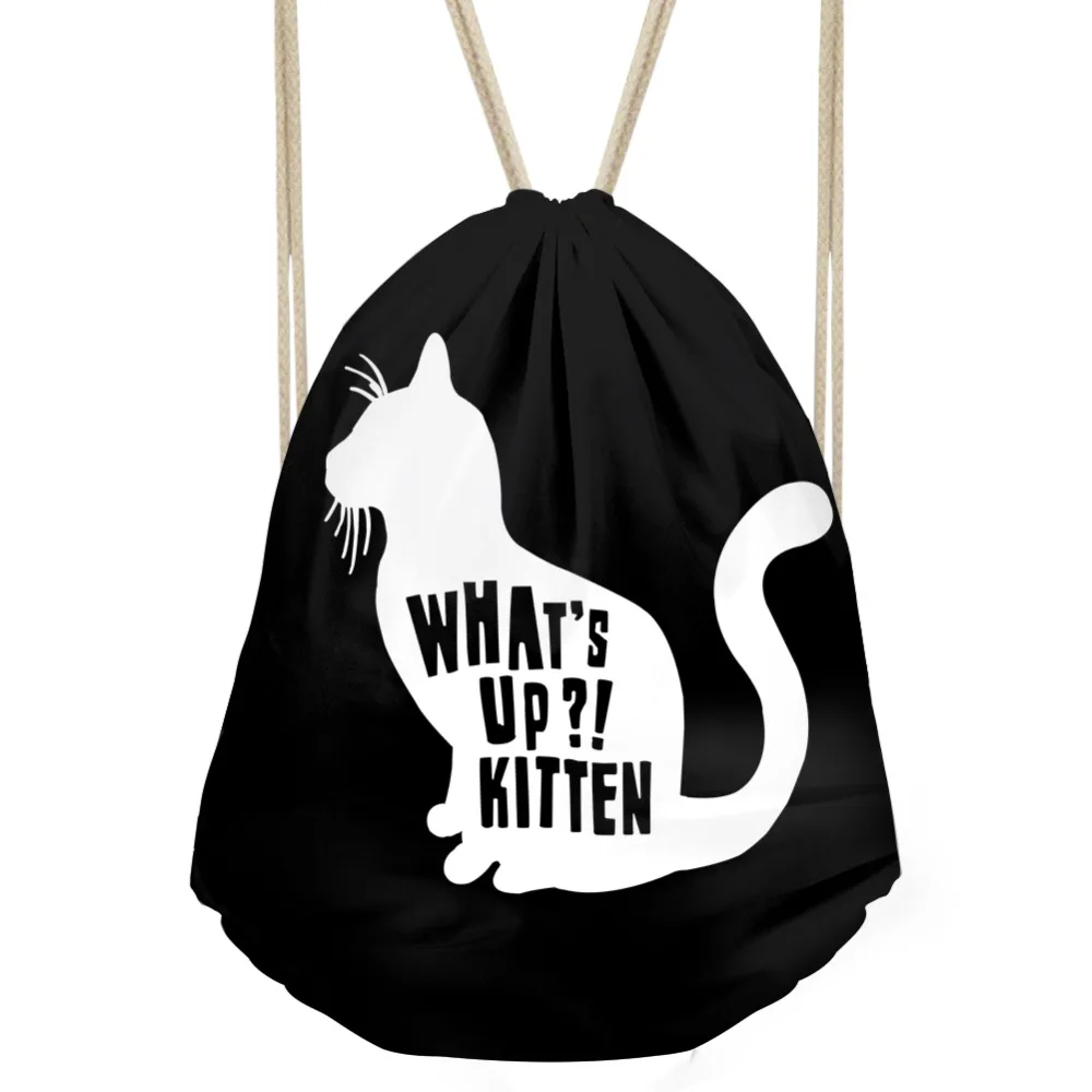 THIKIN Cat Cartoon Pattern High-Quality School Girls Backpacks Fashion School Drawstring Bag Cute Travel Pouch Storage Package
THIKIN Cat Cartoon Pattern High-Quality School Girls Backpacks Fashion School Drawstring Bag Cute Travel Pouch Storage Package