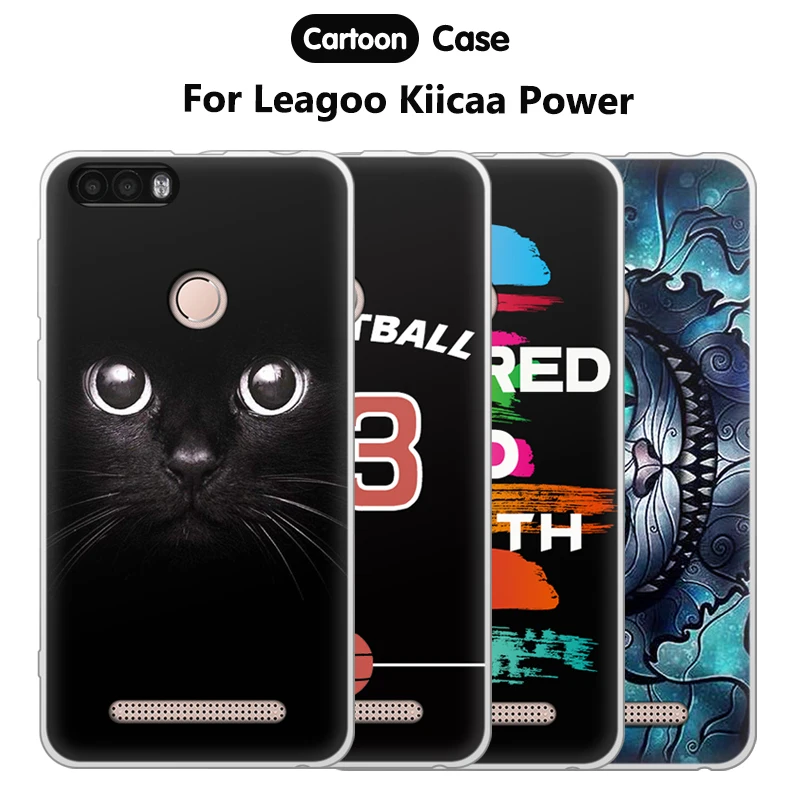 JURCHEN силиконовый чехол для Leagoo Kiicaa power Cover 5 0 дюймов Мягкий ТПУ телефона Case