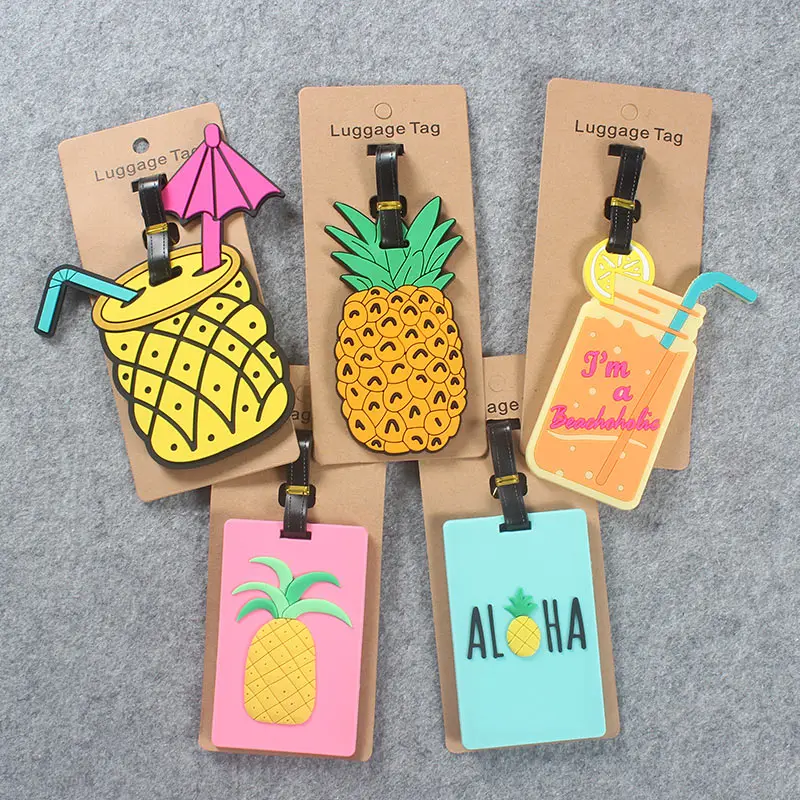 Sunny Fruits Tavel Accessories Pineapple Luggage Tag Silica Gel Suitcase ID Addres Holder Baggage Boarding Tags Portable Label
Sunny Fruits Tavel Accessories Pineapple Luggage Tag Silica Gel Suitcase ID Addres Holder Baggage Boarding Tags Portable Label
