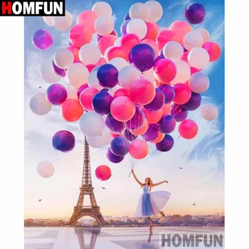 HOMFUN Full Square/Round Drill 5D DIY Diamond Painting "Tower balloon woman"3D Diamond Embroidery Cross Stitch Home Decor A20148
HOMFUN Full Square/Round Drill 5D DIY Diamond Painting "Tower balloon woman"3D Diamond Embroidery Cross Stitch Home Decor A20148