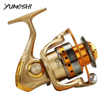 YUMOSHI HF 500-9000 Series Fishing Spinning Reel Metal Reels Wheel Super Power Strong Fishing Tackle Baitcasting Carp Bait Reels
YUMOSHI HF 500-9000 Series Fishing Spinning Reel Metal Reels Wheel Super Power Strong Fishing Tackle Baitcasting Carp Bait Reels