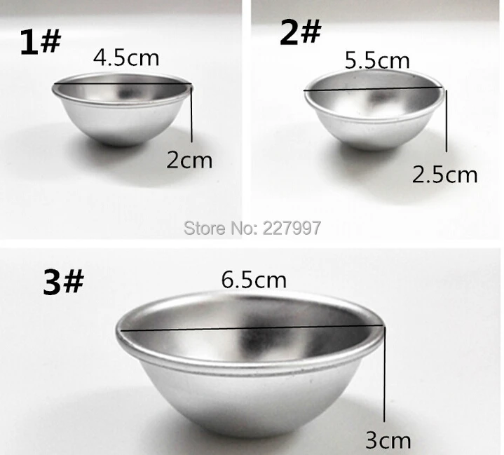 by DHL or EMS 500 pcs DIY Fashion Ball Aluminium Alloy Sphere Bath Bomb Cake Baking Pastry Mould 3 size
by DHL or EMS 500 pcs DIY Fashion Ball Aluminium Alloy Sphere Bath Bomb Cake Baking Pastry Mould 3 size