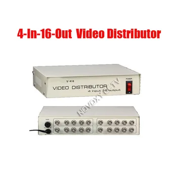 Free Shipping 4 In 16 Out Composite BNC Video Distributor Amplifier 4CH To 16CH Splitter For CCTV Security Camera DVR System
Free Shipping 4 In 16 Out Composite BNC Video Distributor Amplifier 4CH To 16CH Splitter For CCTV Security Camera DVR System
