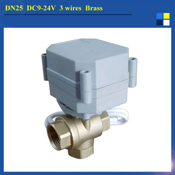 1 DC9-24V 3 Wires Electric Flow Control Valve TF25-B3-A NPT/BSP 3 Way T Type DN25 CR302 Wiring For Water Control 1 DC9-24V 3 Wires Electric Flow Control Valve TF25-B3-A NPT/BSP 3 Way T Type DN25 CR302 Wiring For Water Control<br><br>Aliexpress