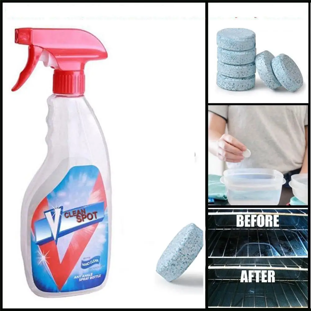 Multifunctional Home Cleaning Spray Cleaner Spray Bottle Strong Cleaner Effervescent Tablet Home Auto Supply
Multifunctional Home Cleaning Spray Cleaner Spray Bottle Strong Cleaner Effervescent Tablet Home Auto Supply