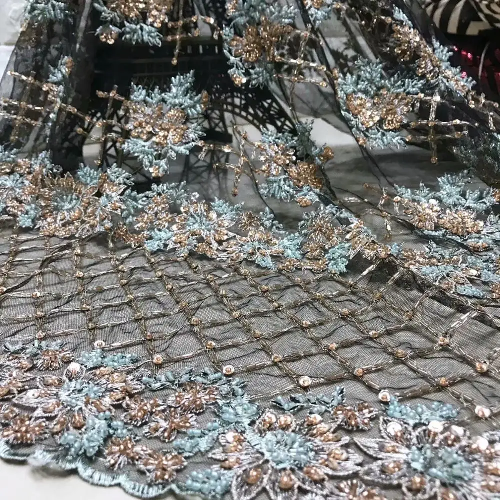 2019 luxury African lace fabric YYZ002382 with glass beads beautiful French Guipure lace fabric high quality
2019 luxury African lace fabric YYZ002382 with glass beads beautiful French Guipure lace fabric high quality