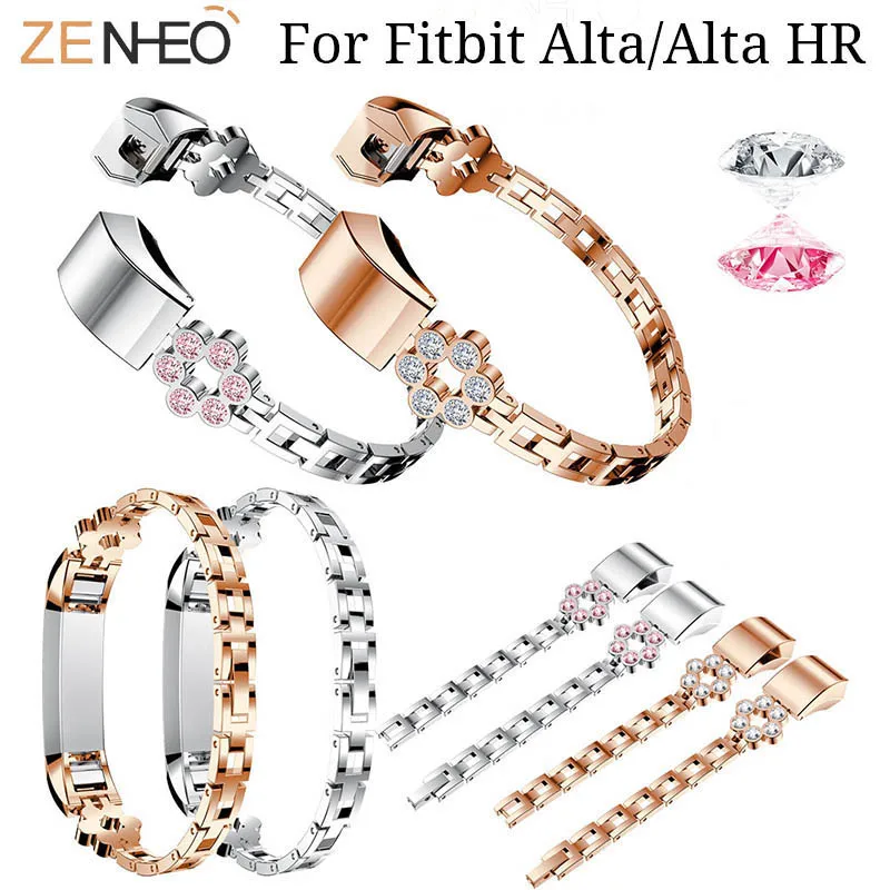 Stainless Steel Band for Fitbit Alta/Alta HR watch Strap Wristband Rhinestone Replacement Bracelet For Fitbit Alta HR Watchbands
Stainless Steel Band for Fitbit Alta/Alta HR watch Strap Wristband Rhinestone Replacement Bracelet For Fitbit Alta HR Watchbands