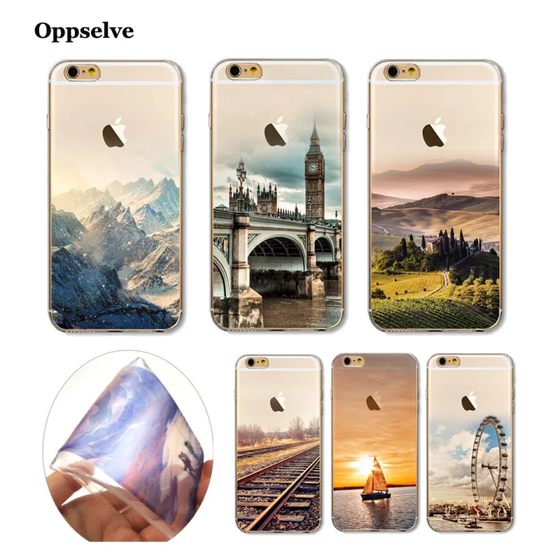 Oppselve Landscape Scenery Case For iPhone 8 7 6 6s Plus Mountain Building Sea Boat Back Cover For iPhone 8Plus 7Plus Capinhas
Oppselve Landscape Scenery Case For iPhone 8 7 6 6s Plus Mountain Building Sea Boat Back Cover For iPhone 8Plus 7Plus Capinhas