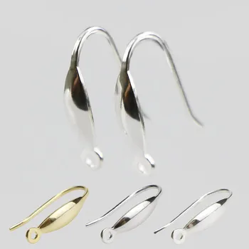 2pcs 925 Sterling Silver Earring Hook Gold Silver Color Handmade Clasps Ear Hook for DIY JewelryMaking Findings Supplier
2pcs 925 Sterling Silver Earring Hook Gold Silver Color Handmade Clasps Ear Hook for DIY JewelryMaking Findings Supplier